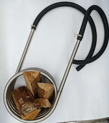 25.4mm water heater coil & 2m hose - stock tank, bathtub - UK made - Image 1 of 4