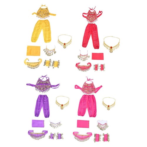 VETEMENTS Ensemble de Costumes de danse du ventre pour enfants vêtements de princesse