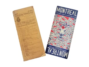 cANADA MONTREAL KARTE ESSEX CO ONTARIO AUTOMOBILE CLUB ANFAHRT REISEN neocurio - Bild 1 von 13