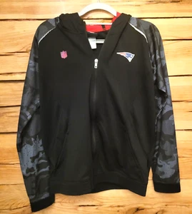 NFL Team Apparel New England Patriots Zipper Hoodie (Youth Size) L (14-16) - Picture 1 of 5