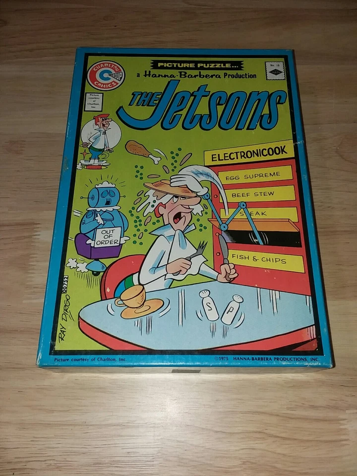 Vtg 1975 The JETSONS Jigsaw Puzzle Hanna-Barbera COMPLETE - Image 1 of 4