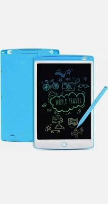 10" Colourful LCD Writing Tablet Drawing Board- Blue  - Image 1 of 3