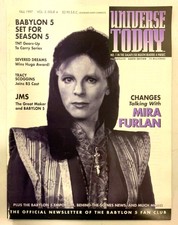 Universe Today Fall 1997 Vol 5 Issue 4 Magazine Babylon 5 Fan Club Mira Furlan
