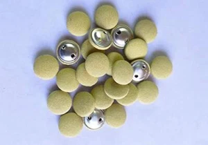 30Pcs Satin Fabric Covered Buttons for Gowns-Blouses-Coats-Sofas-Cushion Button - Picture 1 of 28