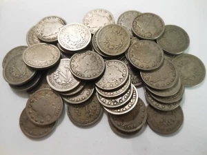 1 Roll of *Nice Grade* Liberty V Nickels (40) Coins in VG to F- condition + or - - Picture 1 of 2