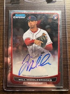 A92,481 - 2012 Bowman Chrome Rookie Autographs #WM Will Middlebrooks