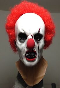 Zombie Clown mask Creepy Horror Scary Halloween Mask Vampire Jason Freddy Myers