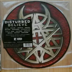 DISTURBED Believe LP Ltd Pic Disc Vinyl - Picture 1 of 3