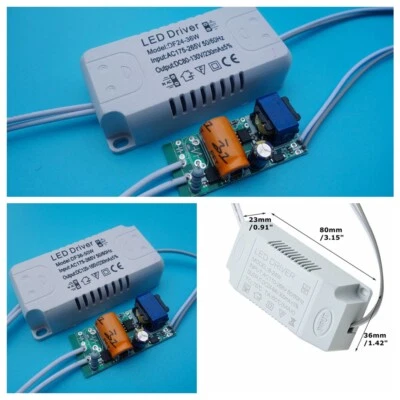 8-24W 18-40W 36-50W LED Treiber Deckenleuchte Elektronischer Trafo Leistung - Bild 1 von 4