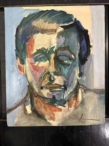 Frank Sinatra Jr Original Painting On Paper By Joby Baker Circa 1967 - Picture 1 of 3