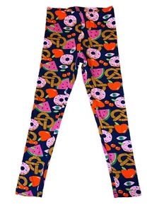 Rockets of Awesome Girls Snack Print Food Leggings 7 - Picture 1 of 3