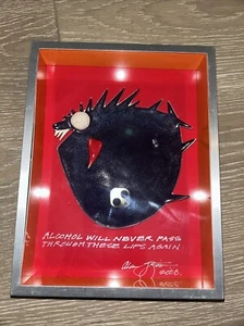 Alan Giltzow Idaho Artist Abstract Fish Art Ceramic Framed Signed 2008 - Picture 1 of 22