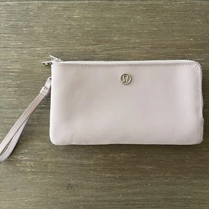 LULULEMON Wallet Wristlet Mauve Pink  - Picture 1 of 17