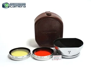 Voigtlander 49mm 310/49 Lens Hood + G1/Or 49s AR Yellow/Red Filter *MINT-* - Picture 1 of 5