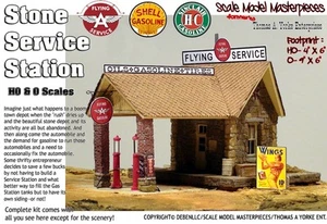 Flying A Service Station Kit HO Scale Model Masterpieces/Yorke *NEW* - Bild 1 von 10