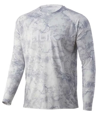HUK Mens Vented Mossy Oak Drift XXXL - Image 1 of 2