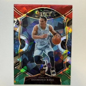 2020 Select Concourse Red Green Cracked Ice Prizm Desmond Bane Rookie Grizzlies - Picture 1 of 2