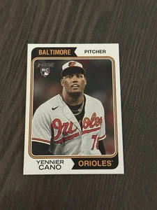2023 Topps Heritage High Number # Mini /100 #527 YENNIER CANO Rookie Card RC - Picture 1 of 2