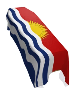 Kiribati Coffin Drape Flag - Premium Quality and Made To Order in the UK - Picture 1 of 4