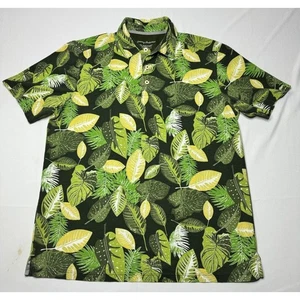 Tommy Bahama Islandzone Men's Short Sleeve Palm Leaf Polo Shirt - Size M - Picture 1 of 5