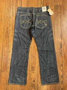 Vintage Akon Konvict Clothing Denim Jeans Y2K Hip Hop Streetwear Neu mit Etikett Gr. 36 RAR! - Bild 1 von 8