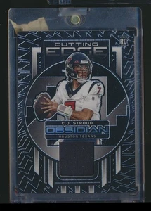 2023 OBSIDIAN CUTTING EDGE ROOKIE /199 JERSEY RELIC CJ STROUD TEXANS - Picture 1 of 1