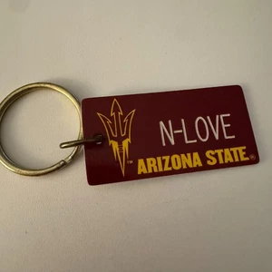Arizona State Sun Devils Keychain Key Ring N-Love - Picture 1 of 4