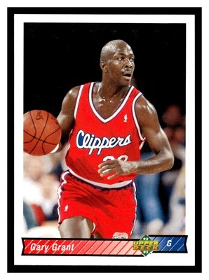 Gary Grant #203 1992-93 Upper Deck Los Angeles Clippers - Image 1 of 2
