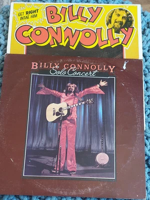 Billy Connolly vinyls x2 - Solo Concert/ Get right intae him - Image 1 of 4
