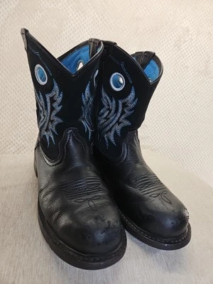 Ariat Fatbaby Womens Cowgirl Work Pull On Steel Toe Boot Blk Sz 10B  pre-worked - Image 1 of 4