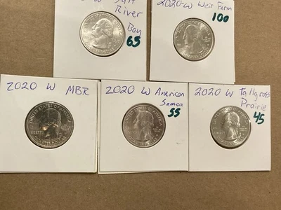 2020-W V75 Privy Mark Full Quarter Set - Image 1 of 2