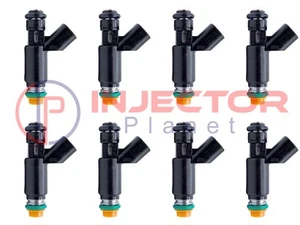Set of 8 DENSO 4580 Flex fuel injector 02-04 GMC L59 5.3L V8 25326903 / 88894361 - Picture 1 of 5
