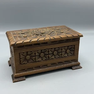 Caja de recuerdo baúl con bisagras Italia de colección L Bosco Roberta madera S Rafff Cimena Torino - Imagen 1 de 15