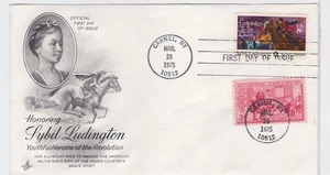 TurtlesTradingPost- Sybil Ludington 1975 FDC #1559 Artcraft Unofficial Carmel NY - Picture 1 of 1