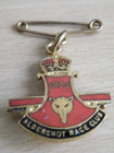 1935 ALDERSHOT RACE CLUB MEMBERS BADGE (DOUBLE PIN)