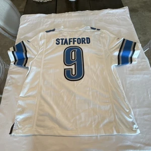 Detroit Lions Stafford Nike On Field Jersey White Sz XXL - Picture 1 of 18