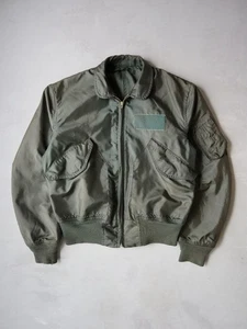Vintage 70s Flyers Bomber Jacket Cold Weather CWU-45/P USAF Military Flight - Picture 1 of 11