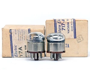 MATCHED PAIR 717A/VT-269 NOS WESTERN ELECTRIC Tung-Sol Tube Valve 진공관 真空管 电子管 - Picture 1 of 3