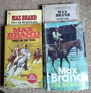Max Brand-1970's 80's Pocket Books western 4 Books - Picture 1 of 5