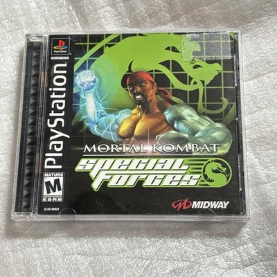 Mortal Kombat Special Forces PS1 manual/estuche sin disco Foto 1 de 4