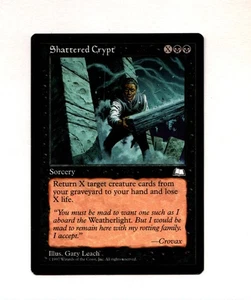 MTG Shattered Crypt NM - Weatherlight Magic the Gathering ~ kostenloser Versand - Bild 1 von 2