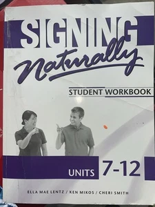 NATÜRLICH SIGNIEREN...7-12-WKBK.- MIT 2 DVDS - Lehrbuchbindung von SMITH - AKZEPTABEL - Bild 1 von 4