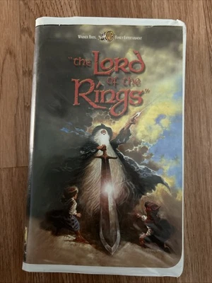 The Lord of the Rings Video in VHS 2001 Vintage Animated Version White Clamshell - Image 1 of 4