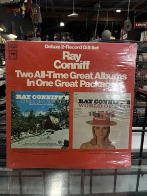 Ray Conniff Deluxe 2 Record Gift Set Vinyl LP Columbia GP 3 Christmas New Sealed - Image 1 of 3