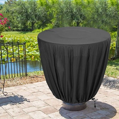 Brunnenabdeckung Gartenbrunnen 89*61 Cm Einfache Wartung Schwarze Farbe - Bild 1 von 4