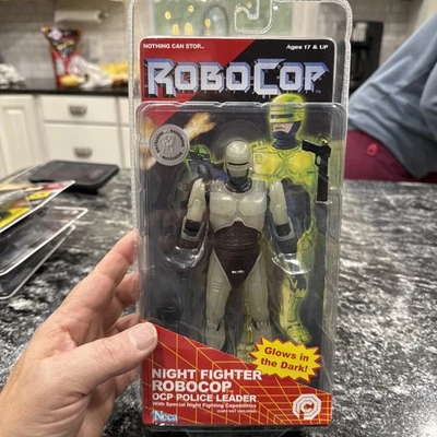 Neca Night Fighter Robocop Glow In The Dark OCP Police Figure Reel Toys NIB - Image 1 of 4