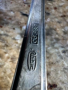 Versilberter Löffel BSF 90 Vintage 5,5 cm antik Nachlassfund alt Scheunenfund - Bild 1 von 3