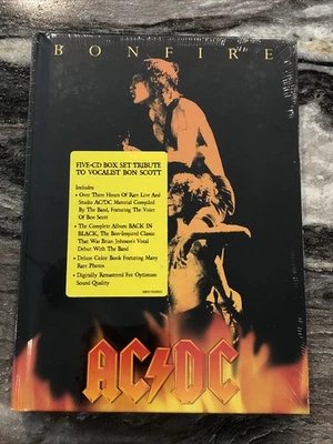 AC/DC Bonfire Box Set 2011 5 CD Set Featuring Bon Scott New Sealed - Image 1 of 4