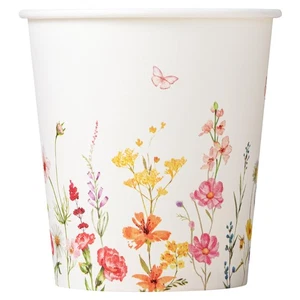 100 Pack Paper Bathroom Cups 6oz Disposable, Elegant Design Floral Small Mout... - Bild 1 von 6