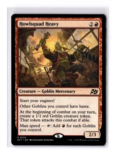 Howlsquad Heavy - Aetherdrift Regular Rare - NM - Magic the Gathering - Picture 1 of 2